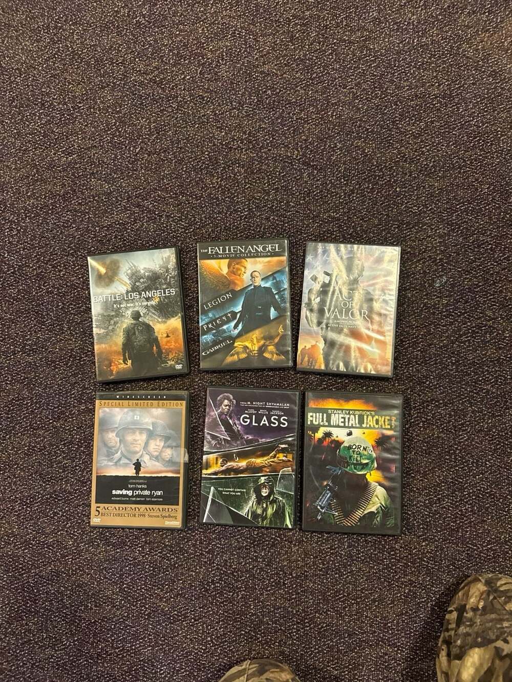 Lot of 6 Action and Thriller DVDs